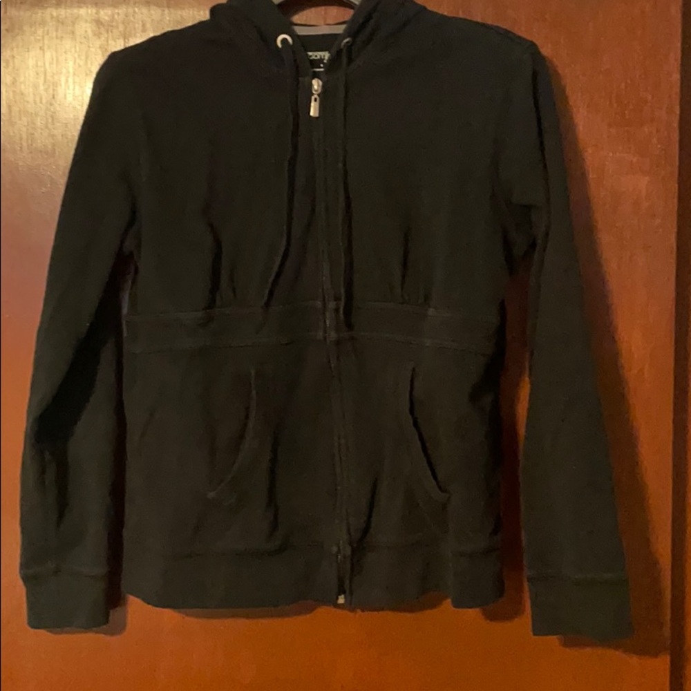 Black zip up sweatshirt